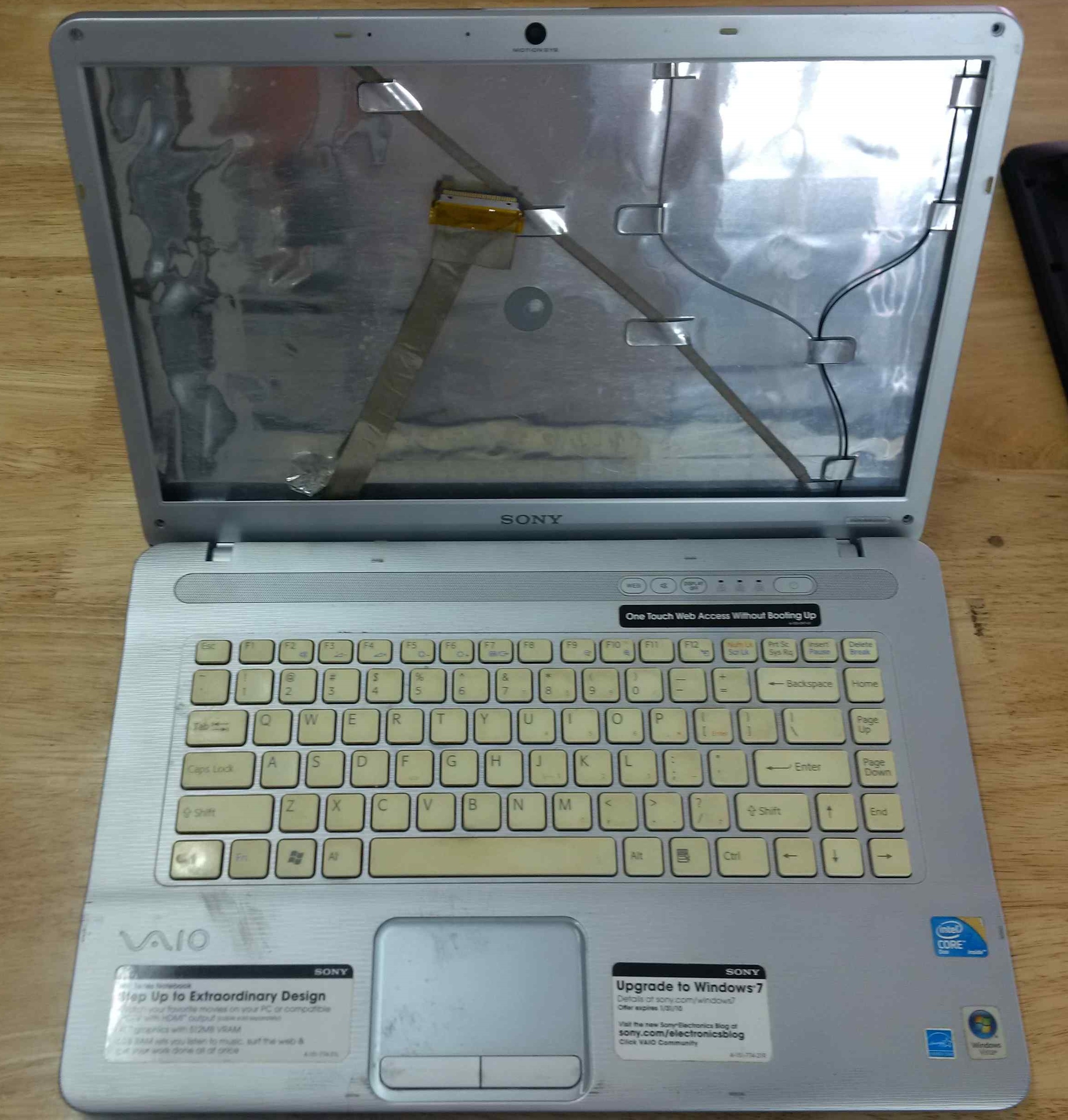 vỏ laptop sony vpcnw cũ